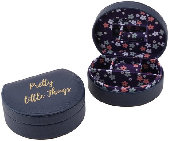 CGB Willow And Rose AW Navy Pretty Little... Jewellery Box