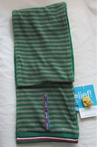 Stoer! sjaal streep groen met grijs size 2 (6-18 maanden) van Lief!