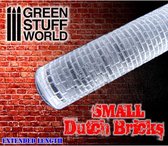 GreenStuffWorld Rolling pin small dutch bricks