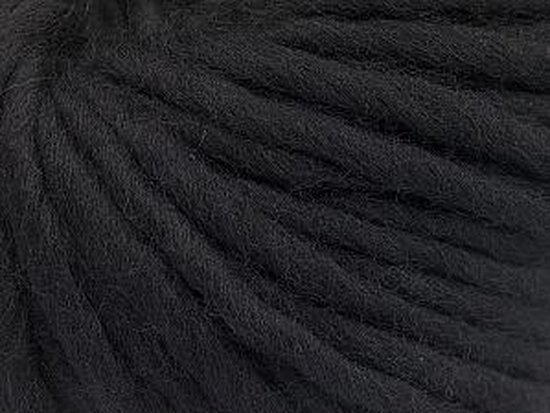 Elektronisch Klacht Sovjet Dikke wol breien met breinaalden dikte 10 – 12 mm. – breiwol kopen kleur  zwart garen... | bol.com