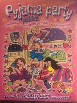 stickerboek pyjama party leuk voor een slaap feestje met uitnodigingen