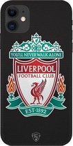 Liverpool logo telefoonhoesje iPhone 11 softcase zwart