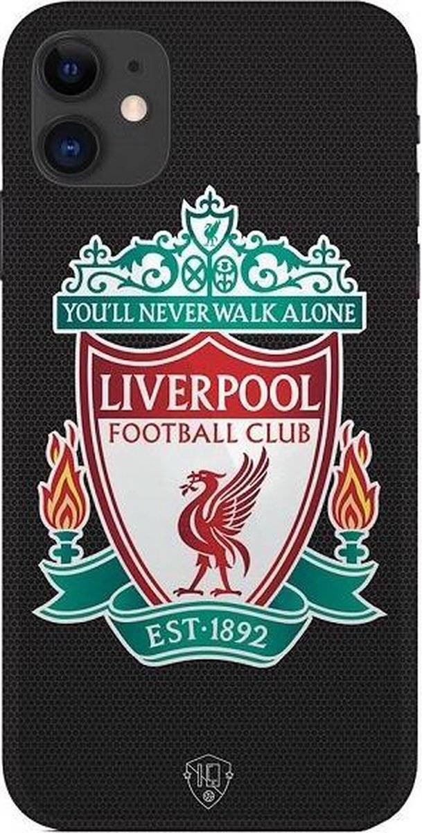Liverpool logo telefoonhoesje iPhone 11 softcase zwart