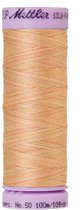 AMANN SILK-FINISH COTTON, MULTI-COLOR GAREN, ROZE-BEIGE-GEEL, 100M, COL. 9857, PER STUK