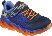 Skechers S Lights-Mega-Surge Jongens Sneakers - Navy/Orange - Maat 34