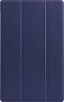 Shop4 - Lenovo Tab M10 HD (2nd gen) Hoes - Smart Book Case Donker Blauw