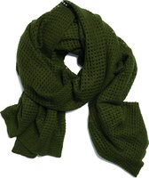 Cashmere and Scarves - Sjaal Anna - Dark Olive / Groen - 100% Cashmere