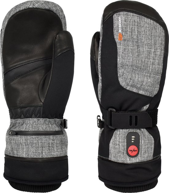Verwarmde Wanten voor Heren en Dames, Verwarmde handschoenen met Accu Grijs M