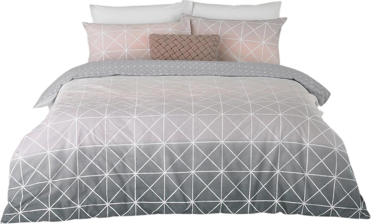 Abstract Ombre Bedluxy Dekbedset Dubbele Maat Honingraat Beddengoed Set