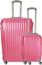 SB Travelbags kofferset - 2 delige  -Roze - 75cm/51cm