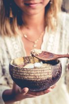 Coconut Bowl - Jungle Culture - 1 kom + lepel - Gestreept