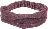 Haarband Bandana Glitter Bordeaux Rood