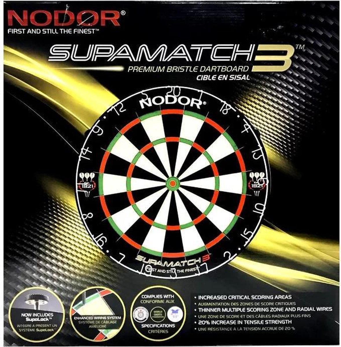 Dartbord - NODOR SUPAMATCH 3 | bol.com