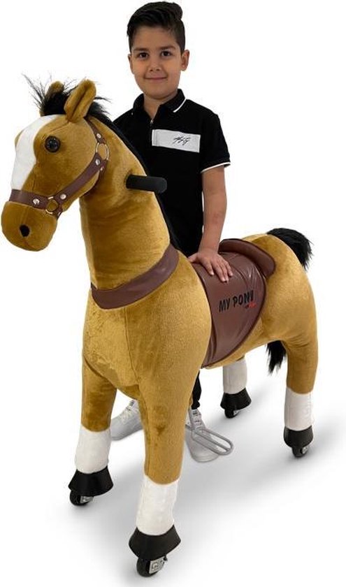 MY PONY ®, rijdend speelgoed paard, bruin voor 4 - 9 jaar | bol.com