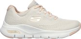 Skechers Arch Fit - Big Appeal Dames Sneakers - Natural/Coral - Maat 37