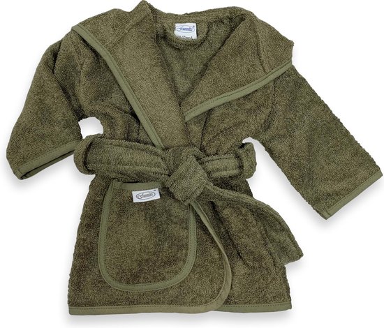 Gepersonaliseerde badjas forest | funnies badjas | badjas met naam | 1-2 jaar | 100% zuivere katoen, badstof | baby | na het zwemmen | na het douchen