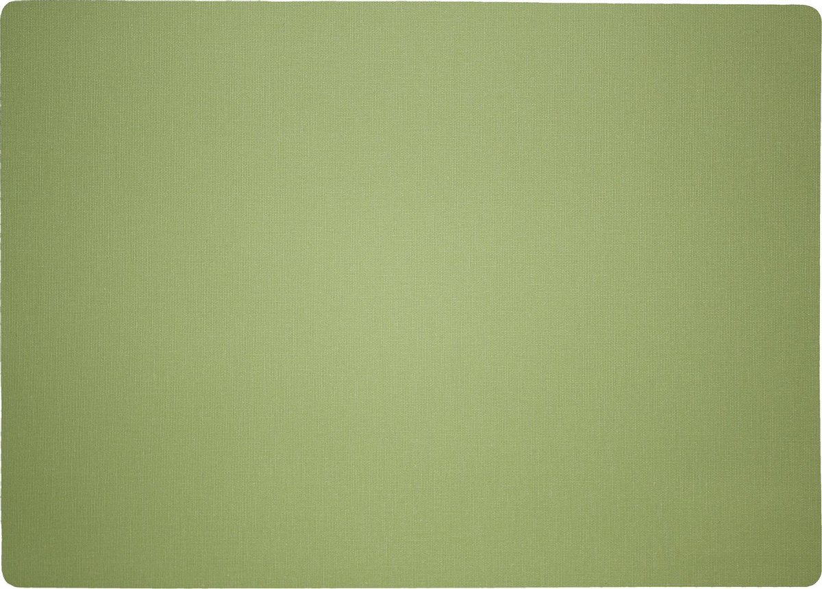 4x Lino Placemat Pistachio - 30x43cm - onderlegger - tafeldecoratie - tafel dekken groen