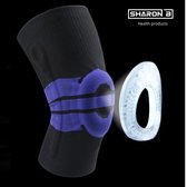 Knie brace | zwart paars | maat M| Patellabrace | Knieband | Compressieband | Knie sleeve | Knie bandage | Knie sleeve | Genu brace | knie bescherming | knie pijn | kniebrace | herstel | spor