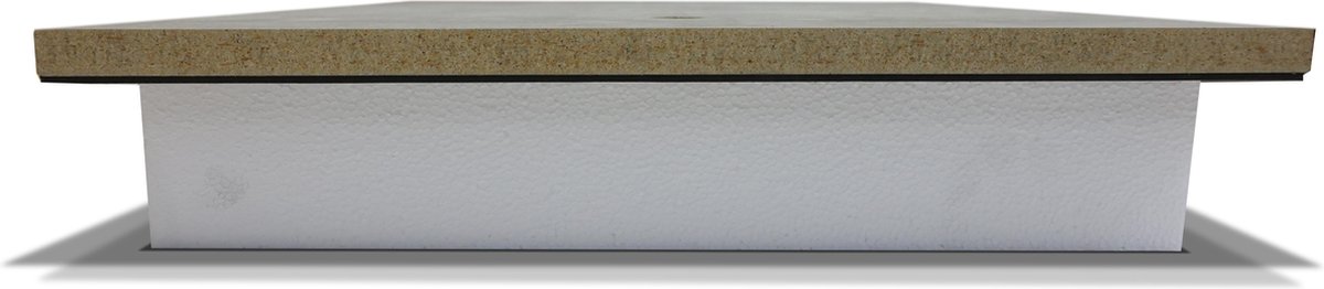 Vloerluik 100 x 130 cm Thermo Max 4 luchtdichtheid voor kelder en revisieschacht, schachtafdekking, kanaalschacht (1000x1300 mm