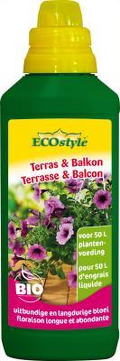 ECOSTYLE Terras & Balkon plantenvoeding 500 ML