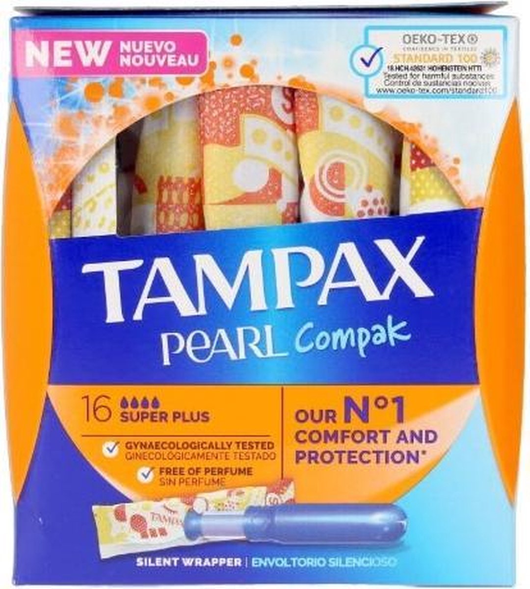 Goedkoopste Tampax Pearl Compak Tampi 1/2n Super Plus 16 Uds