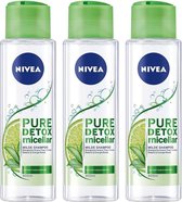 leven Onzuiver In de meeste gevallen Nivea Pure Detox Micellar Shampoo Voordeelbox - 3 x 400 ml | bol.com