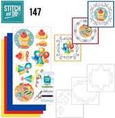 Stitch and Do 147 - Jeanine's Art - Happy Birthday