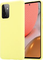 Shieldcase Silicone case Samsung Galaxy A72 - geel