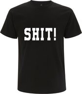 Shit Heren t-shirt | grappig | cadeau | Zwart