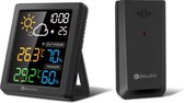 DIGOO DG-8647 Mini HD - Weerstation | Binnen en Buitensensor | Temperatuur & Luchtvochtigheid | 30 meter | Backlight