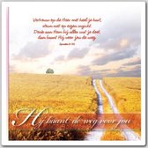 Minikaart Hij baant de weg voor jou - Bijbel - Christelijk - Majestic Ally - 6 stuks