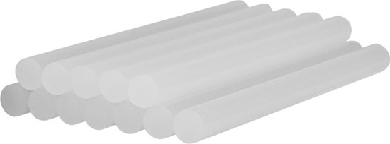 Bâtonnets de colle chaude - transparent - Ø 11 mm, 100 mm - 6 pièces