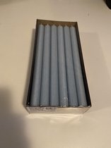 Lange Dinerkaarsen 28 cm | Light Blue | 18 stuks 10 Branduren