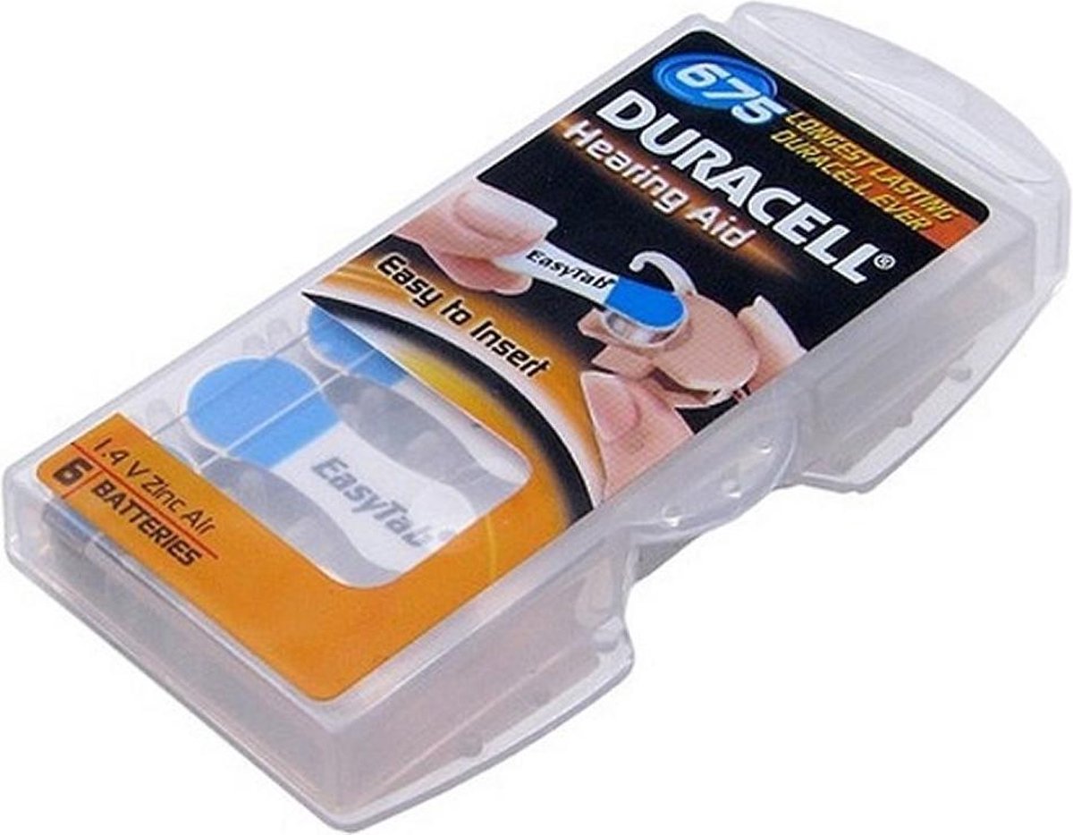 Duracell DA675N6 household battery Single-use battery Zink-lucht 1,4 V