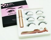 Magnetische Wimpers - Nep Wimpers - Wimperset Met Eyeliner En Pincet - 3 Sets