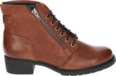 Durea 9680 K - Volwassenen VeterlaarzenHalf-hoge schoenen - Kleur: Cognac - Maat: 37.5