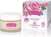 Rozenolie creme voor gezicht uit Bulgarije, met Co-enzym Q10, verstevigt de huid, anti-age, beschermt de huid, biologische ingrediënten 50ml