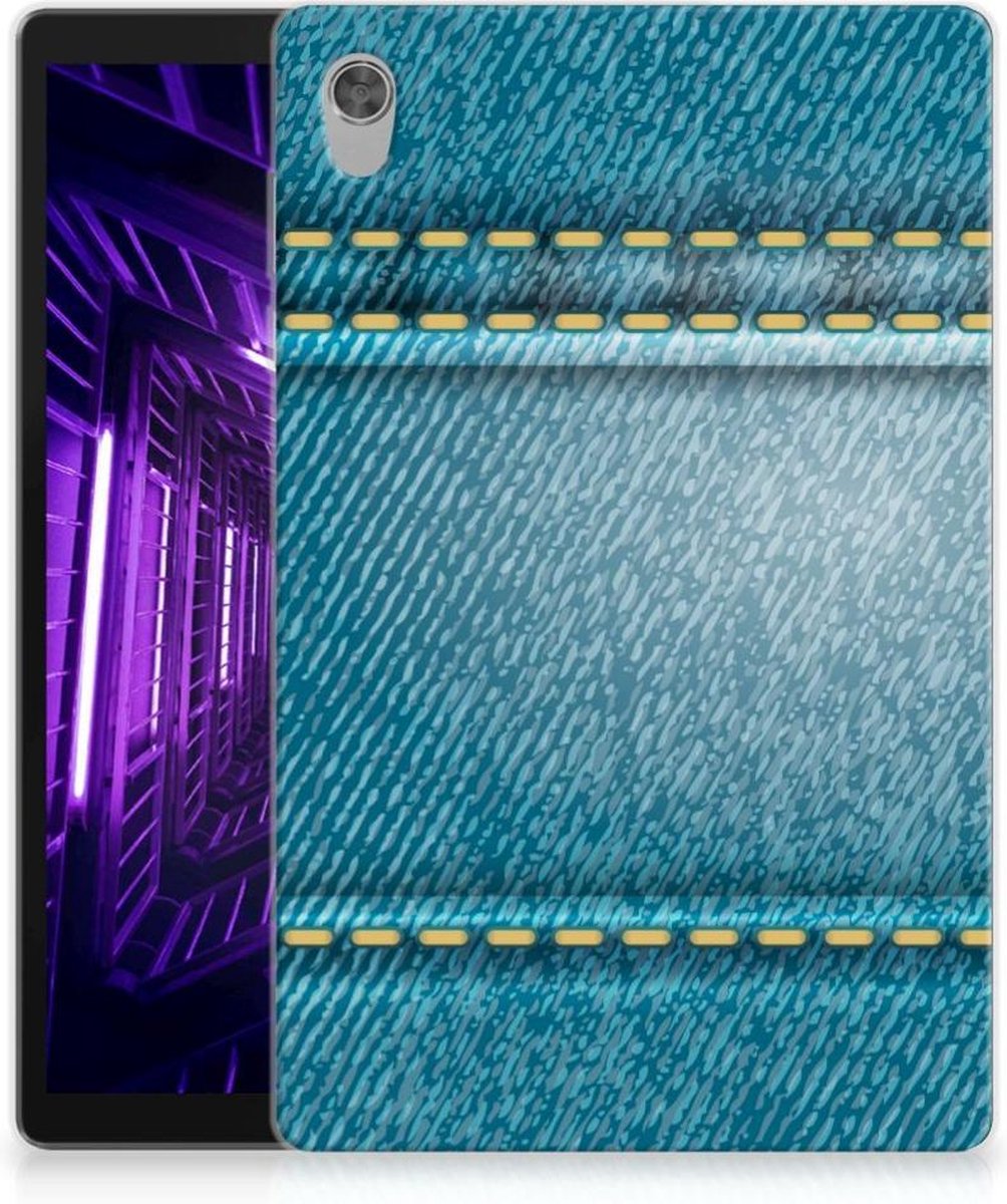 Lenovo Tab M10 HD (2de generatie) Leuke Siliconen Hoes Jeans