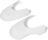 Plastic crease protector | Maat 35 t/m 39 | Wit | Anti crease - Anti kreuk - Sneaker shield - Shoe shield