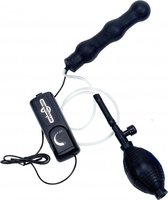Zepplin Inflatable Vibrating Anal Wand - Black - Anal Vibrators - black - Discreet verpakt en bezorgd