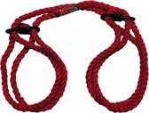 Hogtied - Bind & Tie - 6mm Hemp Wrist or Ankle Cuffs - Red - Bondage Toys - red - Discreet verpakt en bezorgd