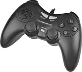 Game controller met trillingen voor PC USB fighter zwart