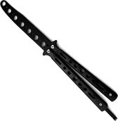 Benchmade - Vlindermes Trainer - Balisong Trainer - Butterfly Knife - CSGO mes - Vlinder Mes - Vlinder Trainer - Zakmes - Zwart