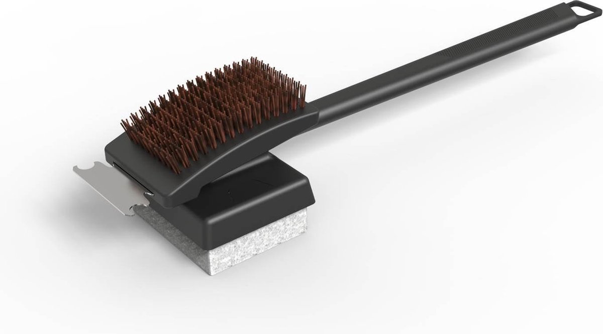 Everdure Brosse de nettoyage multifonction - Acier inoxydable - Gris