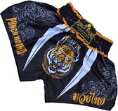 Punch Round™ Tiger Thaiboks Broekje Kickboxing Shorts XL = Jeans Maat 36