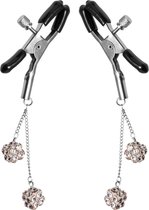 Ornament Adjustable Nipple Clamps - Clamps - black,silver - Discreet verpakt en bezorgd