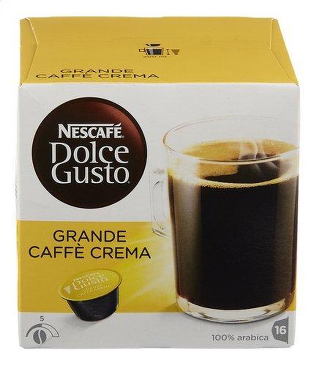 16 Dosettes de Café Lungo Dolce Gusto Nescafé - Grossiste boissons