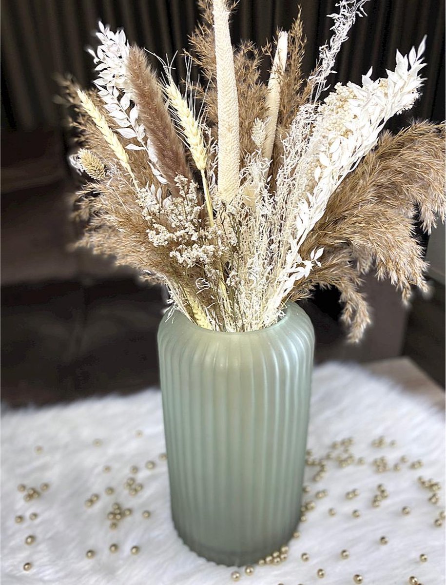 Droogbloemen Boeket 75CM - Nude - Boeket - Dried Flowers - Pampas Pluimen - Gedroogde Bloemen