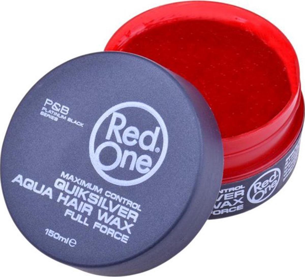 Red One Quicksilver | Aqua haar gel wax | Red One Wax | Red One Gel | Grijs