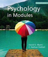 Psychology in Modules David Myers 13th - 72 multiple choice questions book &lpar;no answers - ADVANCED&rpar; &plus; trends and developments 2025 &plus; EXAM HACKS &plus; new literature 2025